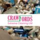 Crawfords Extreme Cleaning Logo Supporting Somerset Residents